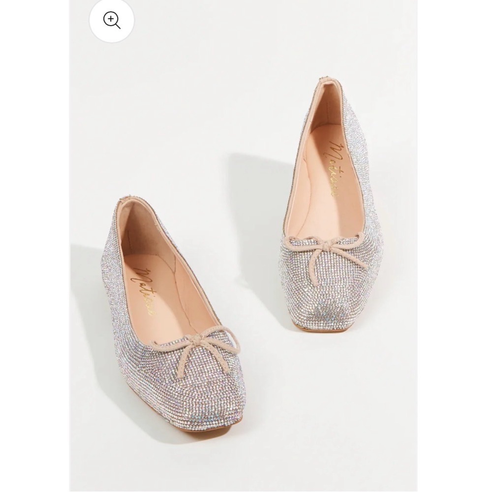 Matisse Roxy Clear‎ Rhinestone Ballet Flats